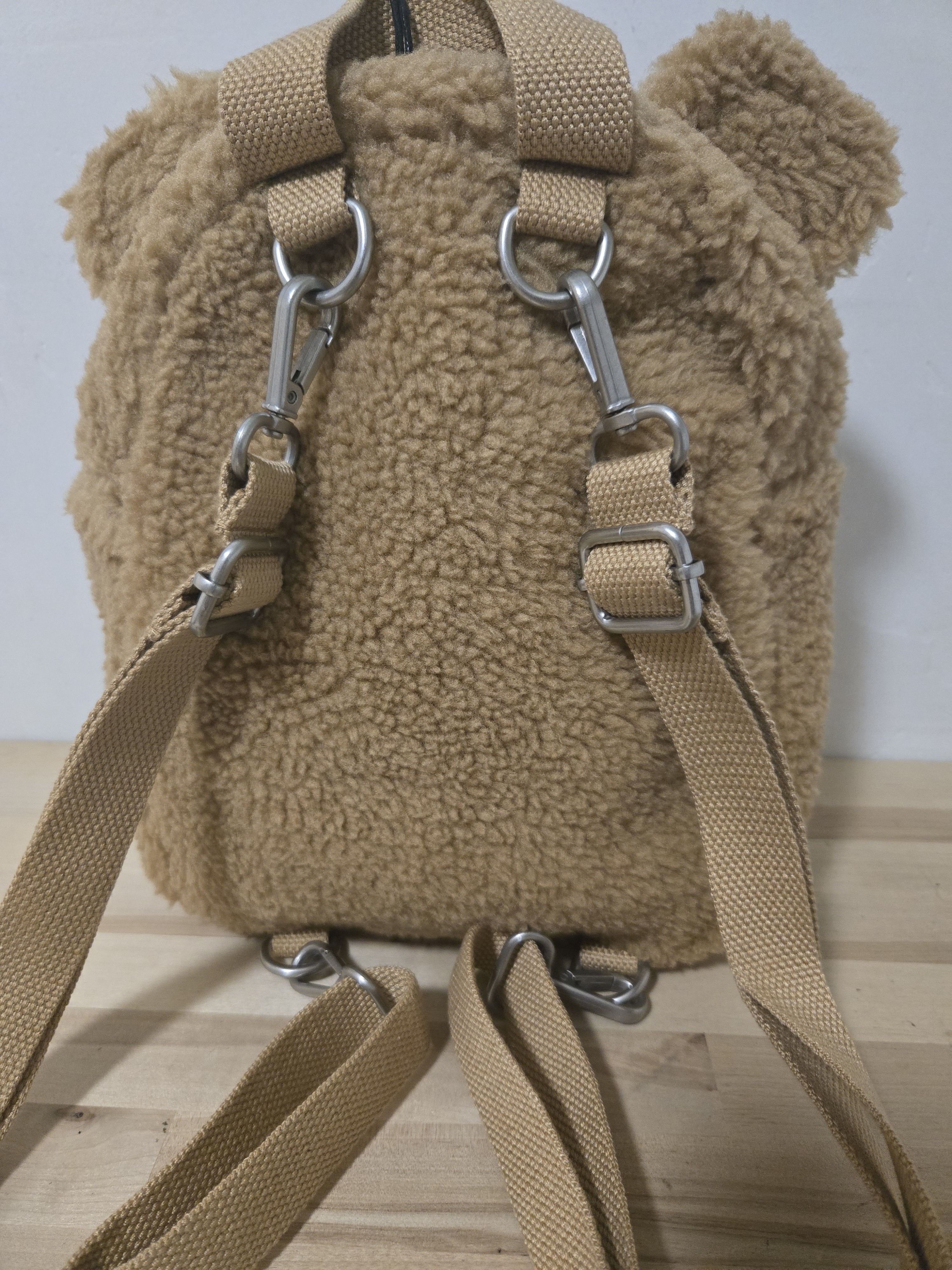 Teddy Fresh Sherpa Bear Ears Mini Backpack - Nwt — image 6 of 8